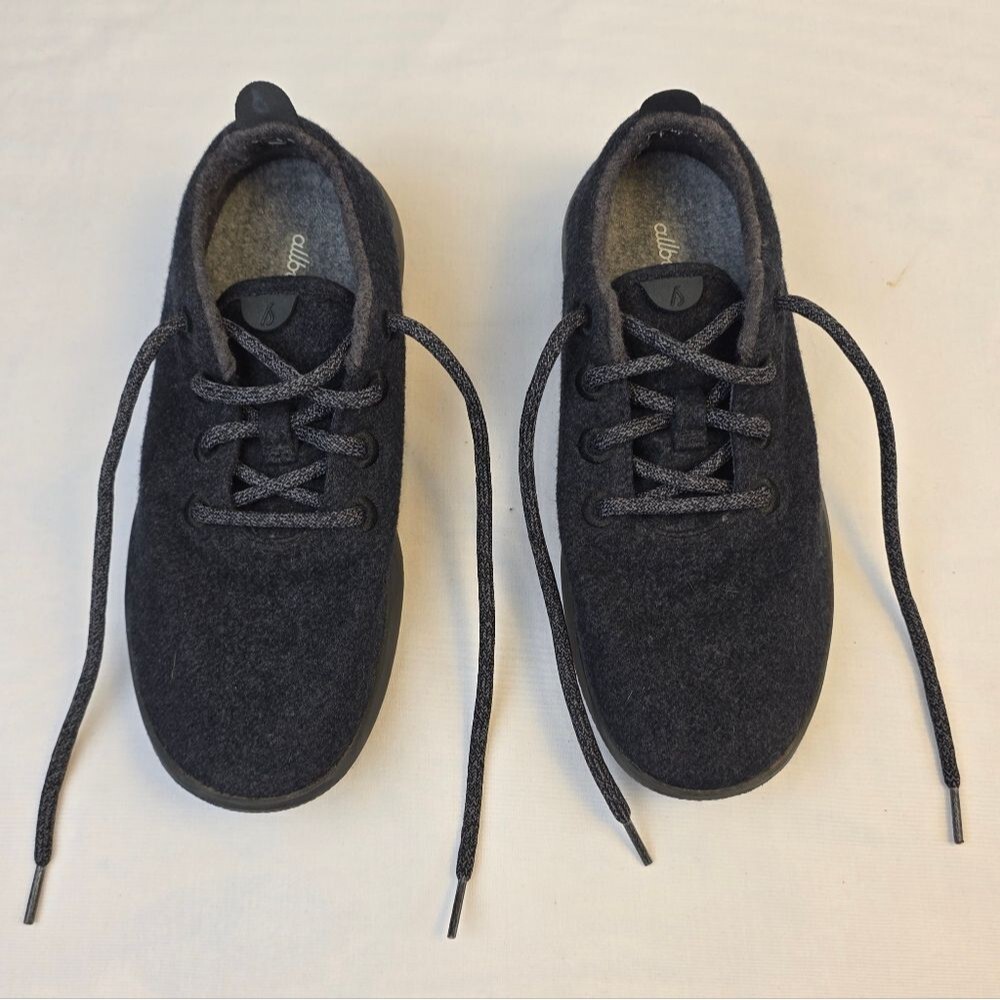 Allbirds Merino Wool Grey Sneakers W9 Lace Up Quiet Luxury Normcore Basics